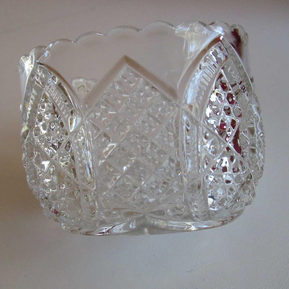 Lead Crystal mini handleless basket - Picture 8 of 8